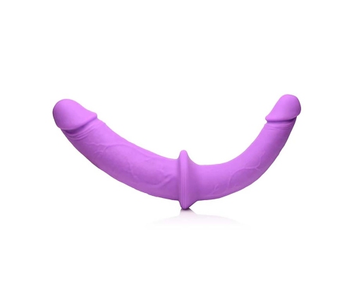 Double Charmer - Silicone Double Dildo with Harness