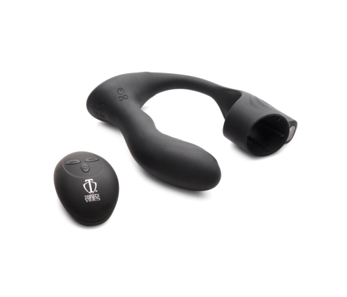 Silicone Prostate Plug with Cockring and Remote Control