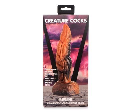 Ravager - Waved Tentacle Silicone Dildo