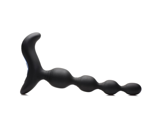 Vibrating and E-Stim Silicone Anal Beads with Remote Control