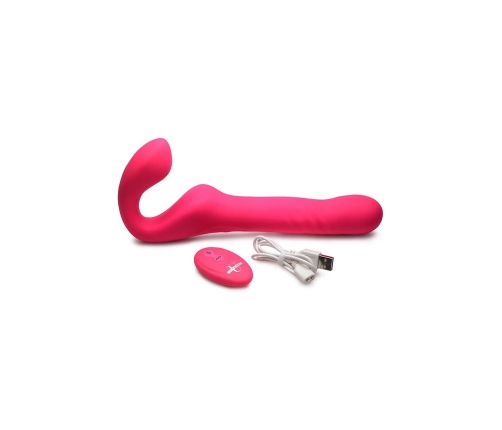 Mighty-Thrust - Thrusting and Vibrating Strapless Strap-On with Remote Control
