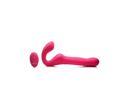 Mighty-Thrust - Thrusting and Vibrating Strapless Strap-On with Remote Control