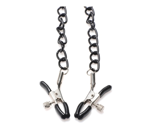 XR Brands Collared Temptress Adjustable Neoprene Collar with Chains