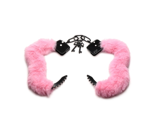 Cuffed in Fur - Furry Handcuffs - Pink