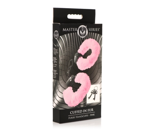 Cuffed in Fur - Furry Handcuffs - Pink