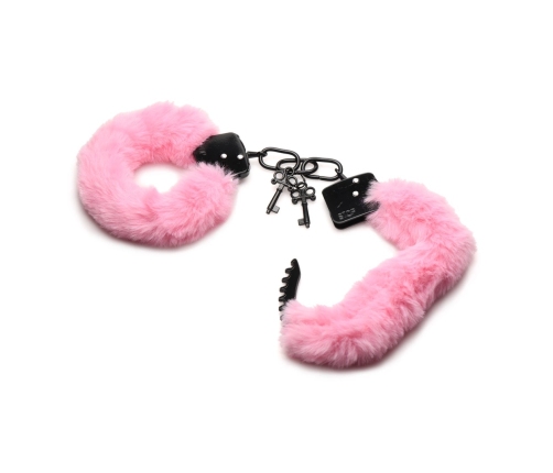 Cuffed in Fur - Furry Handcuffs - Pink