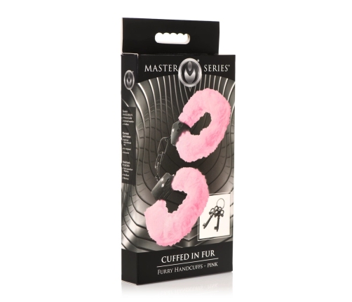 Cuffed in Fur - Furry Handcuffs - Pink