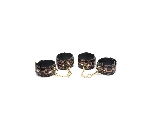 Leopard Print Bondage Set