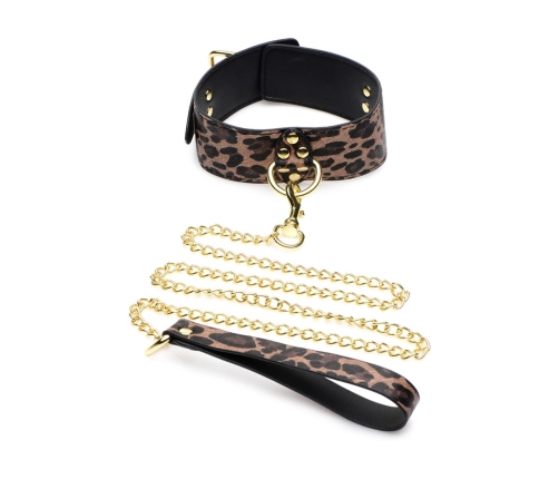 Leopard Print Bondage Set
