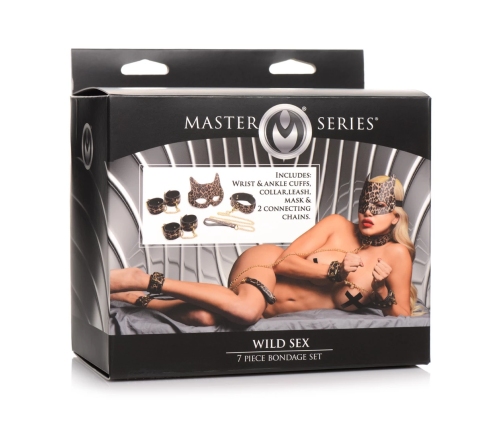 Leopard Print Bondage Set