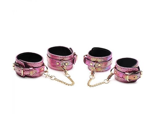 Bondage Set with Snake Print