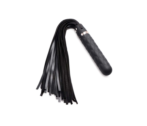 Vibra-Lasher - Vibrating Silicone Dildo Flogger