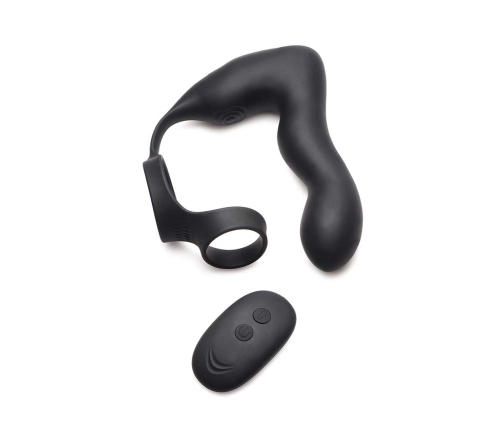 Inflatable and Vibrating Prostate Plug + Cock and Ball Ring