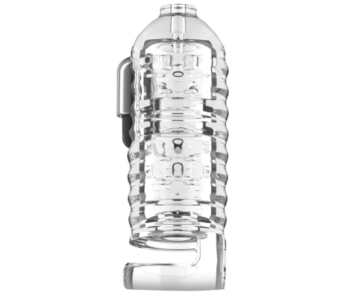 Milker TPE Masturbator with Ball Strap - Clear