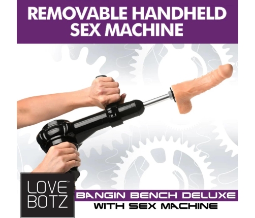 Deluxe Bangin' Bench with Sex Machine - Black