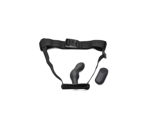 P-Spot Plugger - Silicone Prostate Plug with Harness and Remote Control