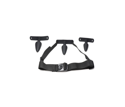 Bum-Tastic - Trainer Set Silicone 3 Piece Anal Plug Set with Harness