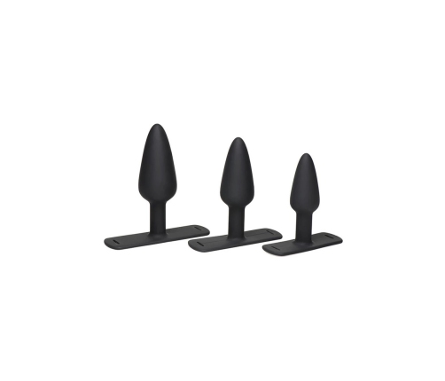 Bum-Tastic - Trainer Set Silicone 3 Piece Anal Plug Set with Harness