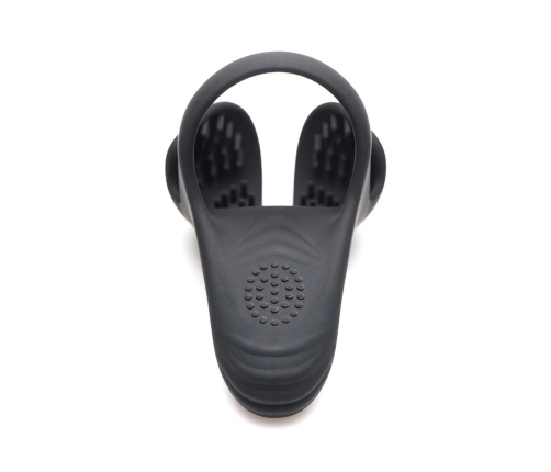 Silicone Cock and Ball Ring with Remote Control