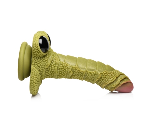 Swamp Monster Scaly Silicone Dildo - Black
