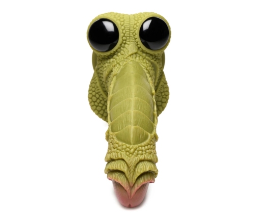 Swamp Monster Scaly Silicone Dildo - Black