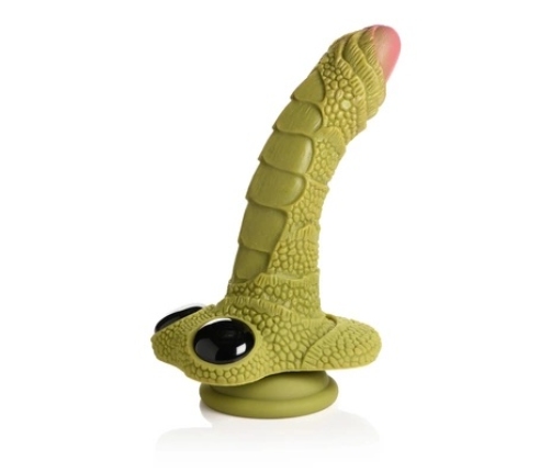 Swamp Monster Scaly Silicone Dildo - Black