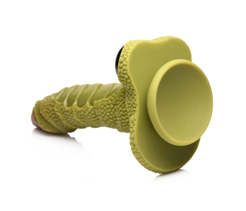 Swamp Monster Scaly Silicone Dildo - Black