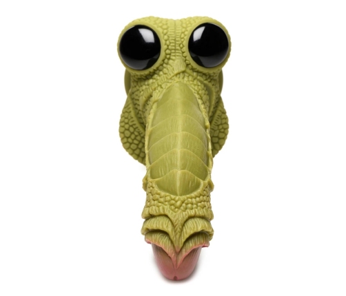 Swamp Monster Scaly Silicone Dildo - Black