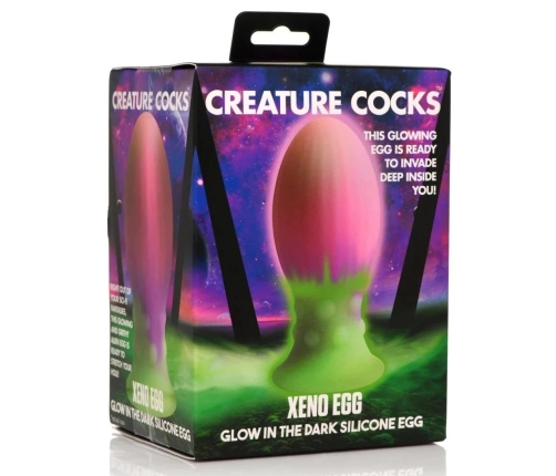 Xeno Egg - Glow in the Dark - Silicone Egg - Pink