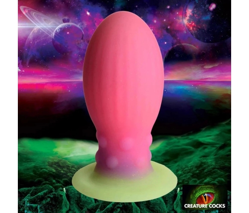 Xeno Egg - Glow in the Dark - Silicone Egg - Pink
