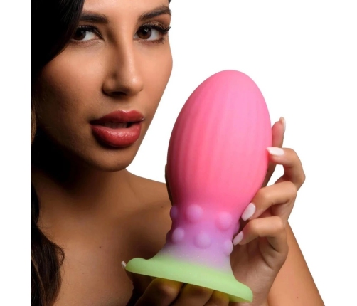 Xeno Egg - Glow in the Dark - Silicone Egg - XL - Pink