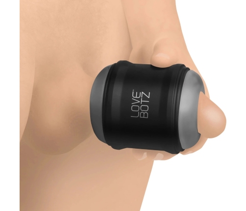 Cyber Stroke Vibrating Stroker - Black