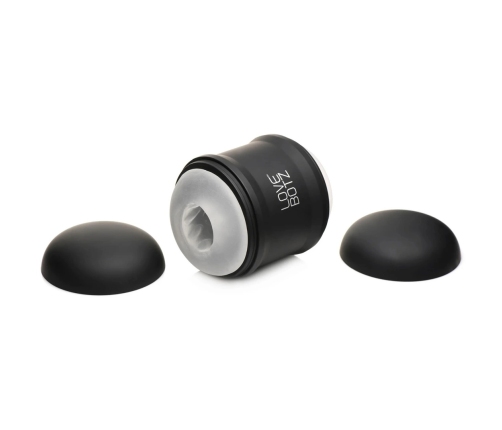 Cyber Stroke Vibrating Stroker - Black