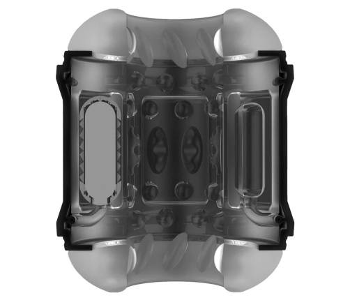 Cyber Stroke Vibrating Stroker - Black