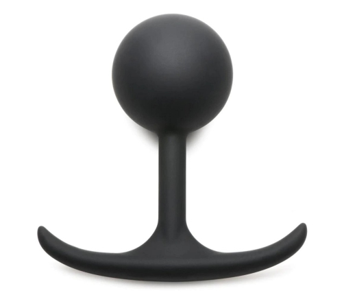 Comfort Plugs Silicone Weighted Round Plug 4.4 - Black