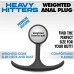 Comfort Plugs Silicone Weighted Round Plug 4.4 - Black