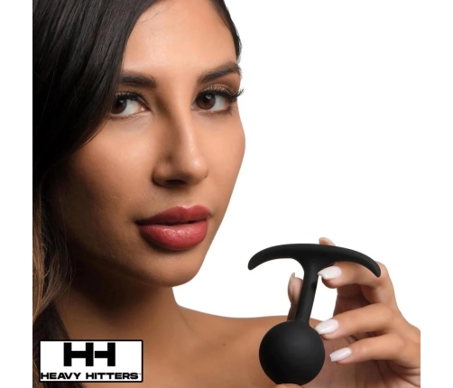 Comfort Plugs Silicone Weighted Round Plug 3.3 - Black