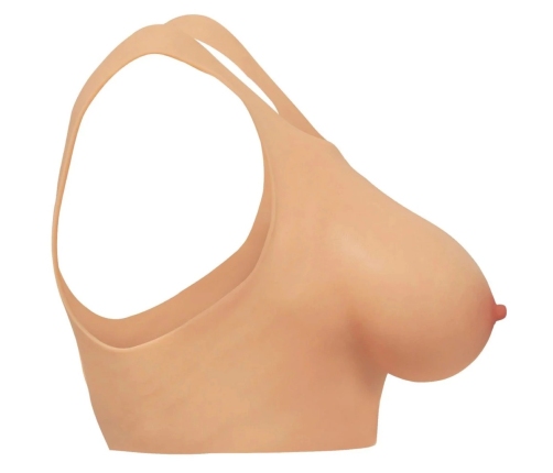 Perky Pair D-Cup Silicone Breasts - Flesh
