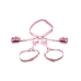 Bondage Harness with Bows - M/L - Pink