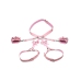 Bondage Harness with Bows - M/L - Pink