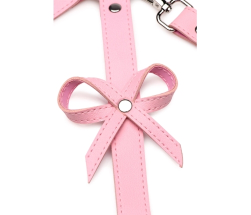 Bondage Harness with Bows - XL/2XL - Pink