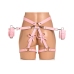 Bondage Harness with Bows - XL/2XL - Pink