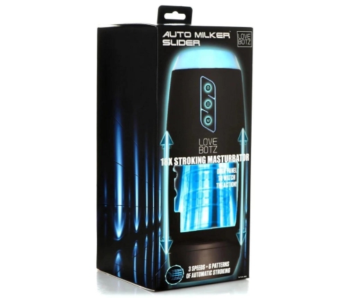 The Milker Slider Stroking Masturbator - Black