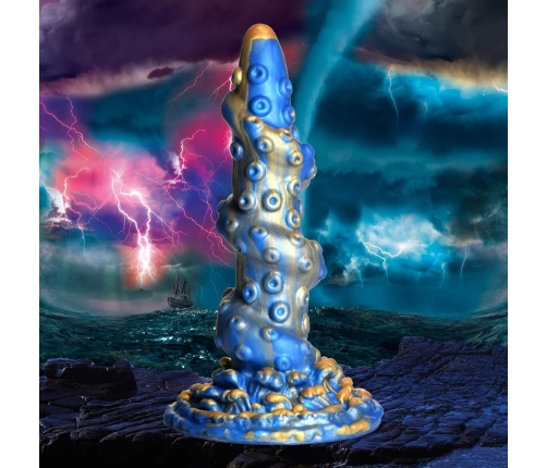 Kraken Silicone Dildo - Blue