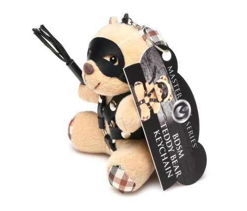 BDSM Teddy Bear Keychain - Tan