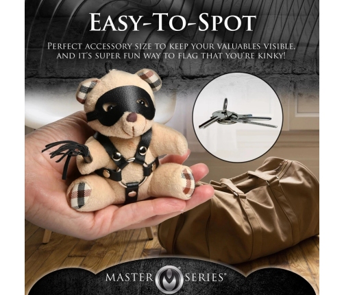 BDSM Teddy Bear Keychain - Tan