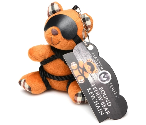 Rope Teddy Bear Keychain - Brown