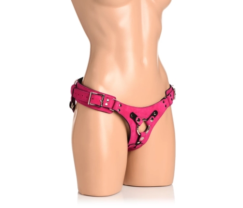 Bodice Deluxe - Leather Corset Harness - Purple