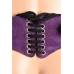 Bodice Deluxe - Leather Corset Harness - Purple
