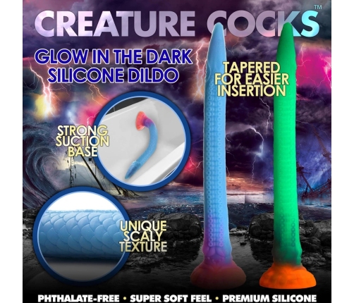 Makara - Glow in the Dark - Silicone Snake Dildo